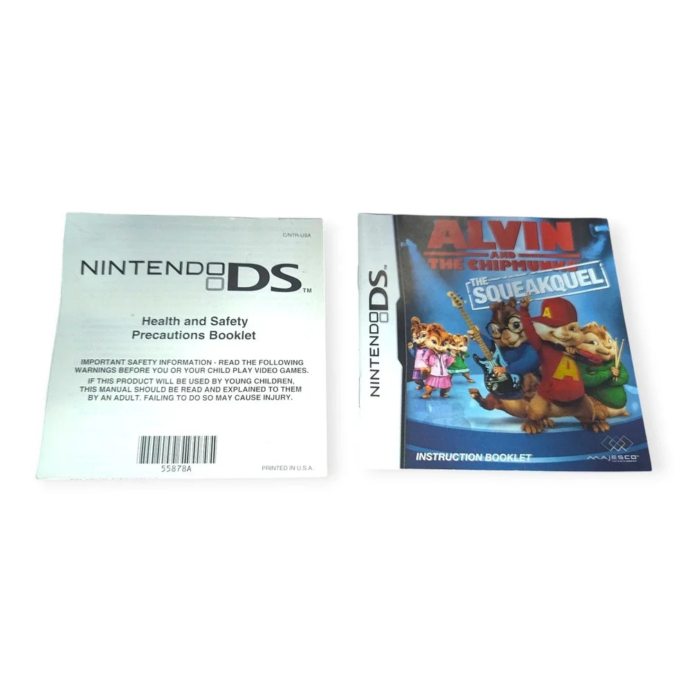 Alvin and the Chipmunks The Squeakquel Nintendo DS‎ Game Complete CIB